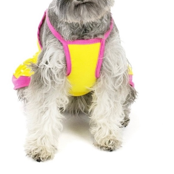 NWT Vibrant Life Yellow Polka Dot Dog Dress XXS - Picture 2 of 6